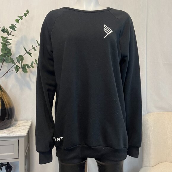 (CL2) GYMVT Gym Movement Fleece Sweater Black Sixe XL Unisex - Picture 1 of 5